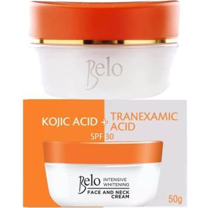 Belo Essentinals – Face and Neck Cream – Kojic Acid + Tranexamic- 50 G