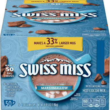 Swiss Miss Marshmallow Hot Cocoa Mix Packets (50 ct.)