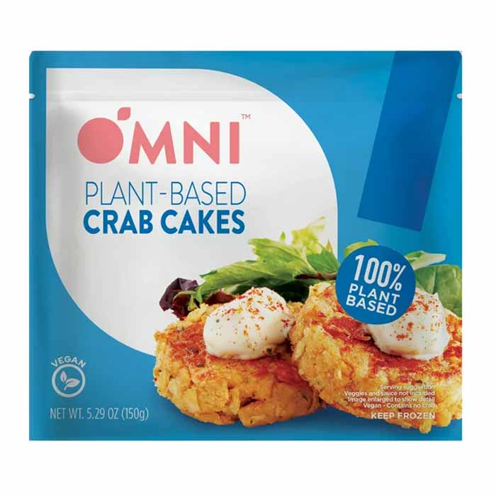Omni Foods – Plant-Based Crab Style Cakes, 5.29oz