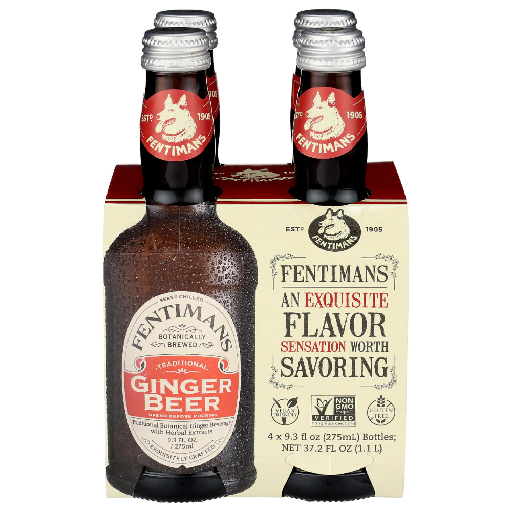 Fentimans – Sparkling Ginger Beer, 37.2 Fl Oz | Pack of 6